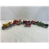 Lot of 6 model motorcycle toys