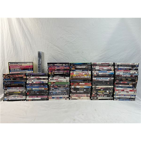 100+ dvd's and dvd box sets