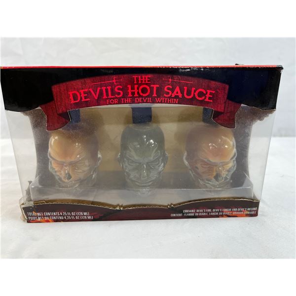 Devil's Hot Sauce 3 piece gift set