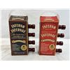 Two 4-bottle Inferno brand hot sauce sets