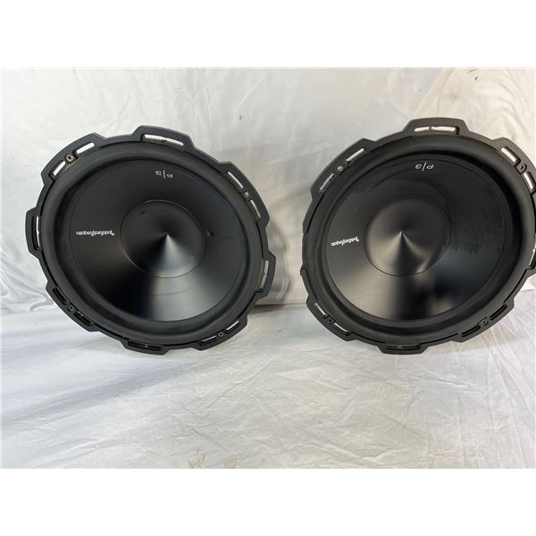 2 - Rockford Fosgate P/3 subwoofers