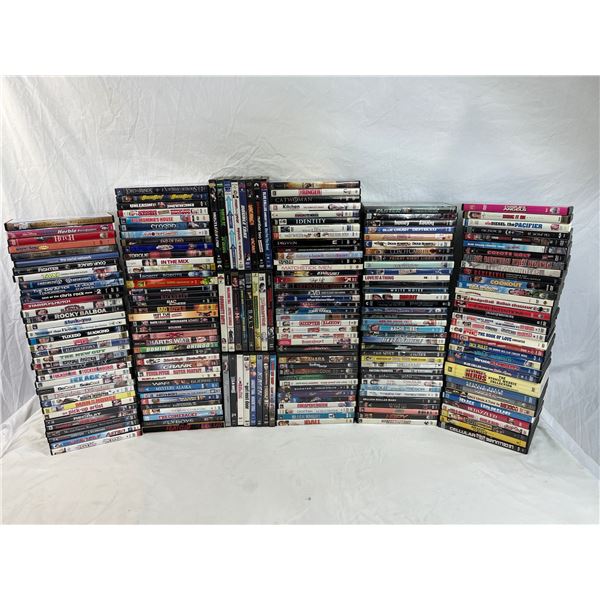 175+ mixed dvd's various titles