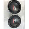 2 - MTX audio 12" subwoofers