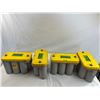 Lot of 4 optima econopower batteries