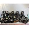 Large lot of medium large RC car tires