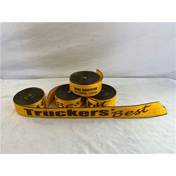 Set of 4- 5400lb/2450kg Truck tie down straps