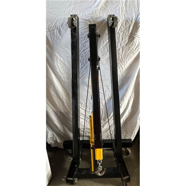 Powerfist 2 ton folding hydraulic engine hoist