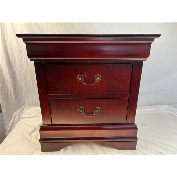 Two drawer side table