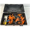Image 2 : Tool box of mixed allen wrenches drill bits and misc