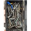 Image 7 : Tool box of mixed allen wrenches drill bits and misc