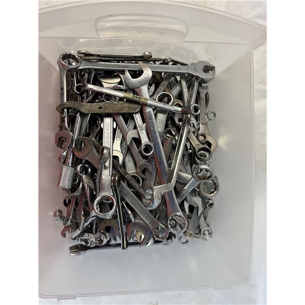 large Lot of mixed wrenches