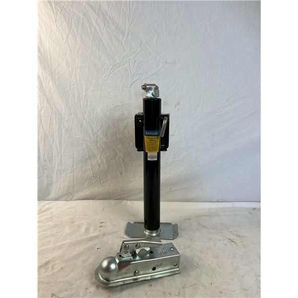 Trailer jack and hitch for 1-7/8" ball