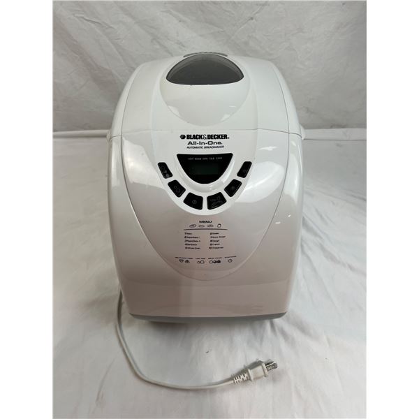 Black and Decker All-in-one Automatic Bread Maker
