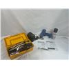 MasterCraft Cordless Impact Drill with Charger and Battery and Toolbox of assorted tools