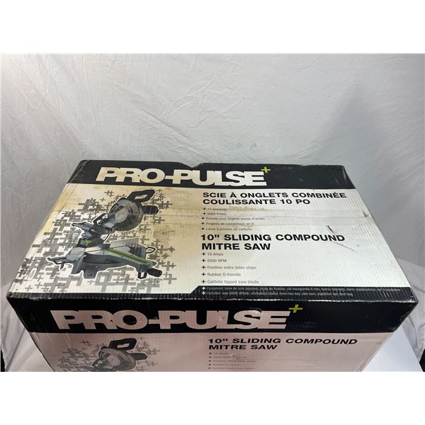 Pro-Pulse 10" Sliding Compound Mitre Saw
