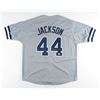 Image 1 : REGGIE JACKSON SIGNED NY YANKEES BASEBALL JERSEY (JSA COA)