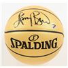 Image 1 : LARRY BIRD SIGNED GOLD SPALDING BASKETBALL (BIRD COA)