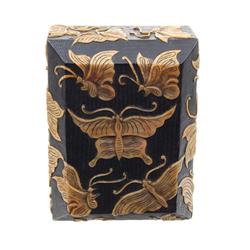 Vintage Hand Carved Chinese Marble Box  (ANT-565)