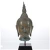 Bronze Thai Buddha Head on Base   (CLB-116)