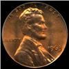 1963 Lincoln Cent Graded Red GEM (COI-3829)