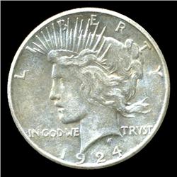 1924S Peace Dollar Hi Grade Scarce Date (COI-4054)