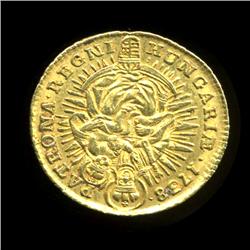 1738 Hungary Gold Ducat Hi Grade RARE! (COI-905)