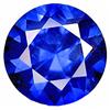 .23ct Round Diamond-Cut Top Royal Blue Sapphire RETAIL $450 (GEM-3035)