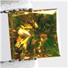 .22ct. Princess Cut YELLOW GREEN Natural Diamond RETAIL $2500 (GEM-3658)
