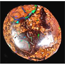 2.98ct RARE Playing Of Flashy Green Yowah Boulder Opal RETAIL $1900 (GEM-4940)