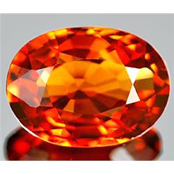 0.90ct RARE Glistening Natural Mandarin Garnet Unheated VVS RETAIL $650 (GEM-7016)