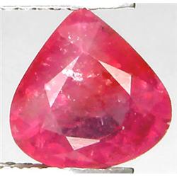 1.77ct RARE Pear Cut Top AAA Mozambique Orange Pink Ruby VS RETAIL $1650 (GEM-7170)