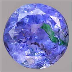 0.68ct VERY RARE  Round Cut Top AAA Blue Natural Tanzanite RETAIL $800 (GEM-7359)