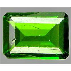 1.34ct VERY RARE Octagon Cut Forest Green Chrome Diopside VVS RETAIL $1850 (GEM-7376)