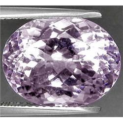 10.97ct RARE Oval Cut Top AAA Mozambique Light Pink Kunzite VVS RETAIL $5500 (GEM-7400)