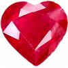 2.40ct RARE Heart Natural Best Top Blood Red Ruby CLEAN CLEAR RETAIL $1450 (GEM-7510)