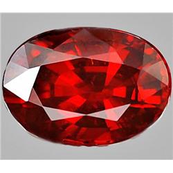 3.74ct RARE Elegant Natural Orange Red Spessartine Garnet VS RETAIL $1800 (GEM-7631)