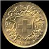 1935 Switzerland 20 Franc Gold GEM BU Rare Triple Die (COI-4052)
