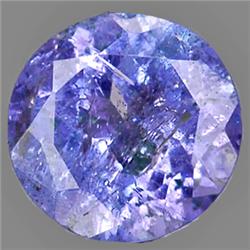 0.75ct VERY RARE  Round Cut Top AAA Blue Natural Tanzanite VS/SI RETAIL $875 (GEM-7402)