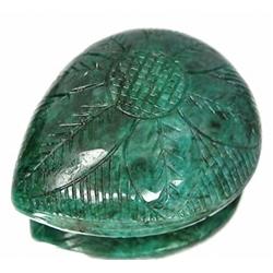 610ct Huge Size Awesome Floral Carved S. American Emerald Gem RETAIL $39000 (GEM-7725)