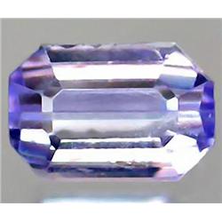 1.17ct VERY RARE  Rayel Light Blue Violet Tanzanite Octagon VVS RETAIL $2350 (GEM-7815)
