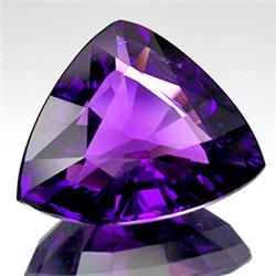10.40ct RARE Magnificent Trillaint Purple Amethyst VVS RARE $1150 (GEM-8076A)