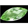13.65ct RARE Fabulous Pear Checkerboard  Green Amethyst VVS RARE $1875 (GEM-8080A)