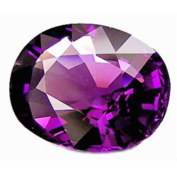 14.45ct RARE Lovely Oval Purple Amethyst VVS RARE $1650 (GEM-8081A)