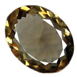 38+ct RARE Huge Awesome Dazzling Flawless Smoky Quartz Gem FLAWLESS RARE $1350 (GEM-8085A)