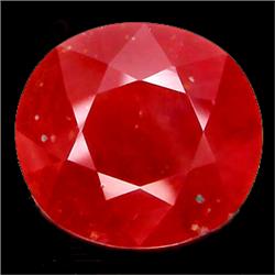 12.22ct RARE Oval Cut Red Orange Padparascha Sapphire VS RARE $8550 (GEM-8089A)