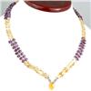 138ct  AAA Natural African Citrine & Amethyst Necklace 19" RETAIL $22500 (JEW-1183)