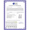 Image 2 : Genuine 4.4 ctw Pearl & Amethyst Earrings 14KT Rose Gold - REF-25H3X