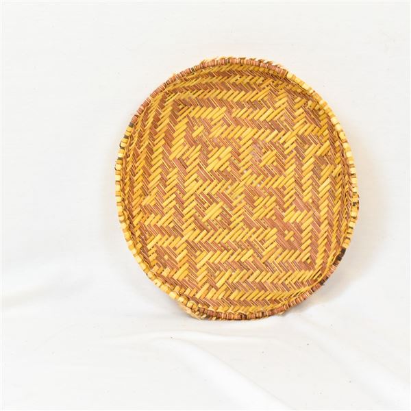 Native American Hopi 2 Toned Sifter Basket