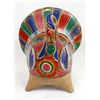 Image 2 : 1989 Mexican Hand Painted Pottery Turkey Bank
