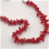 Image 2 : Red Branch Coral Necklace